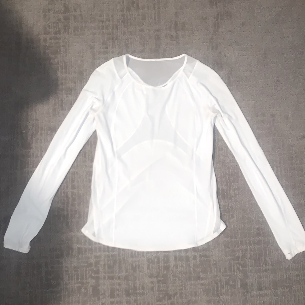 Basic White Lululemon Long Sleeve - image 1